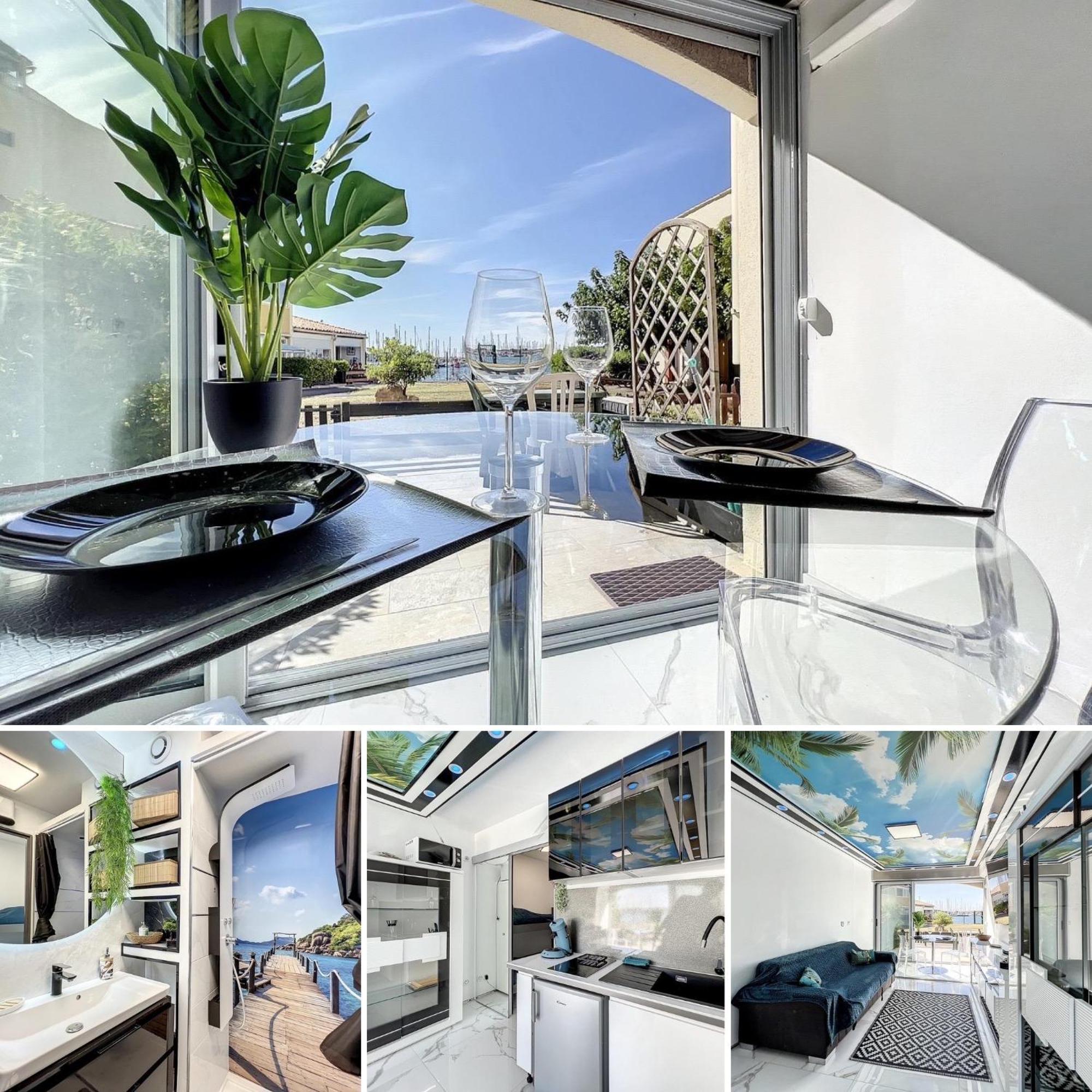 Studio Prestige Avec Terrasse, Ile Des Pecheurs, Vue Port Agde Exteriér fotografie